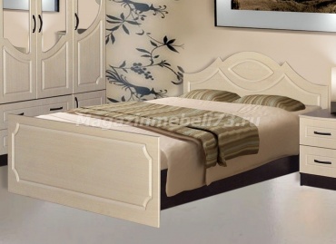 Кровать Виктория МДФ с матрацем